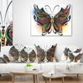 thumbnail image 4 of Designart Variegated Butterfly - Abstract Throw Pillow - 16x16, 4 of 5