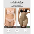 thumbnail image 4 of USEASY Seamless Shapewear for Women High Waist Trainer Tummy Control Shaping Shorts Butt Lifting Thigh Slimmer, 4 of 6