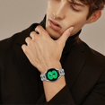thumbnail image 5 of Zinc Alloy Twisted Watch Band Rhinestone Decor for Huawei Watch GT 3 Pro 43mm Watch Strap - Black, 5 of 5