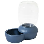 Petmate Replendish Gravity Automatic Pet Waterer Gravity with Microban for Cats and Dogs, Blue, 0.5 Gallon