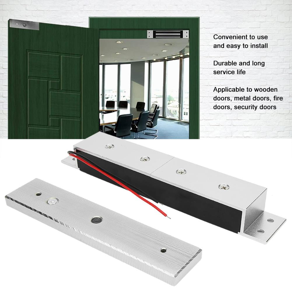 LHCER Door Lock,280kg/617lb 12V Concealed Rimless Lock