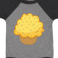 thumbnail image 4 of Inktastic Lemon Poppyseed Muffin Boys or Girls Baby Bodysuit, 4 of 5