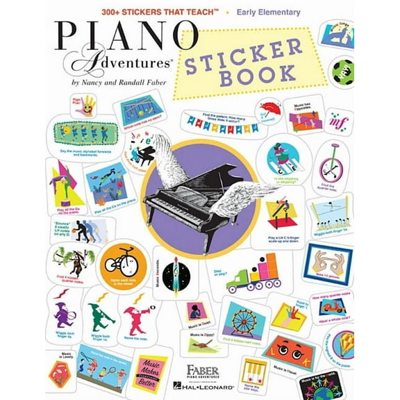 Piano Adventures Sticker Book, (Paperback)