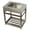 Brushed / Brushed Nickel, variant on Kingston Brass KVSP3122A0 Kingston Commercial 31" Stainless Steel Console Sink with Steel Base (8-Inch, 3-Hole), Brushed/Matte Black