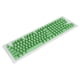 thumbnail image 2 of Teclas de 117 teclas OEM Altura Dos colores Solidez de la inyección OPQ Teclas opacas para teclado de 61/64/68/71/78/82/84/87 teclas Letras blancas y verdes, 2 of 10