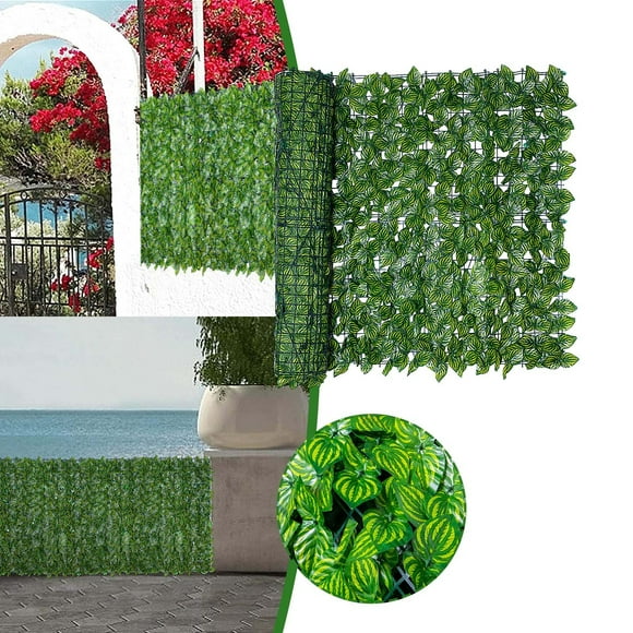Cyber_Monday Deals!Black_Friday Deals 50% off Clear! Byikun Fence Balcony Screen Fence Panel Artificial Plant Decorative Fences For Indoor