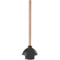 thumbnail image 1 of Taza negra Plunger LDR Industries de 6 pulgadas con mango de 41 cm, 1 of 1