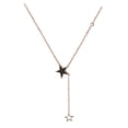 thumbnail image 1 of Collier pour Femmes Mode Design Spécial Diamant Acier Titane Brillant Collier Clavicule Collier Croisé, 1 of 5