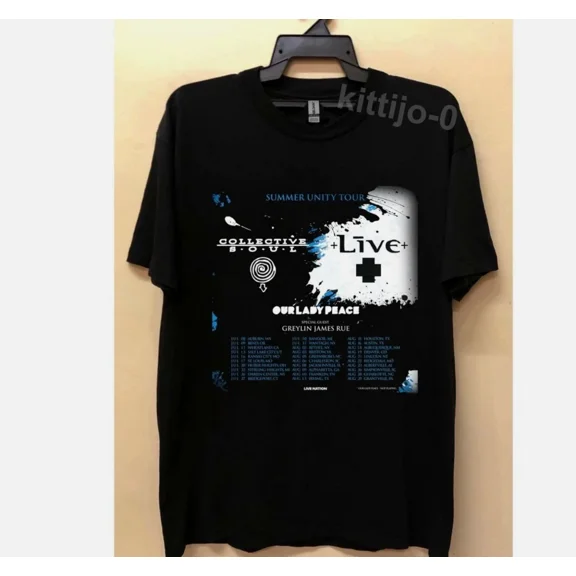 RARE Collective Soul Tour 2025 Band T-Shirt S-5XL for Fan