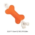 thumbnail image 6 of Felt Bone Dog Chew Toy with Cotton Rope Knots, Interactive Tug-of-War Toy, Non-Woven Dental Teething Toy for Puppies and Small Dogs to Clean Teeth and Relieve Boredom Red, 6 of 6