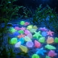 thumbnail image 4 of Glow in The Dark Sea Star Aquarium Decor - DIY Luminous Pebbles & Glow Rocks for Fish Tank Decor, Artificial Starfish Landscaping Stone for Aquascape & Terrarium, 4 of 7