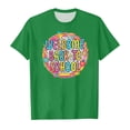 thumbnail image 3 of WEAIXIMIUNG Vêtements pour Enfants 9-10 Filles Mignons Enfants Saison de Rentrée Imprimé Graphique Col Rond Manches Courtes T-Shirt Décontracté d'Été, 3 of 4