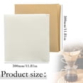 thumbnail image 3 of 40Pcs Coffee Filters Unbleached Natural Disposable Paper Filters for Pour Over & Drip Coffee Makers Strainer Spoon Kitchen Sieve Sturdy Handle Efficient Straining Food Strainer Kitchen Strainer White, 3 of 9