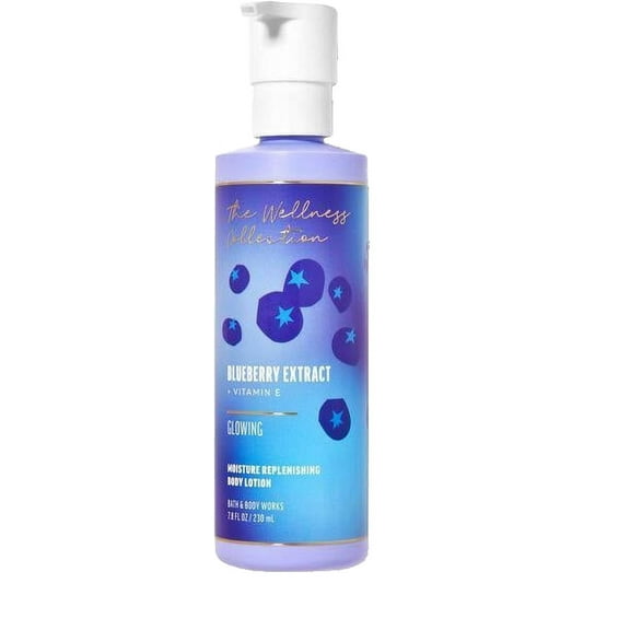The Wellness Collection Blueberry Extract Glowing Body Lotion-Bath and Bodyworks