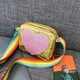 thumbnail image 4 of Bolso bandolera infantil con lazo arcoiris para niña, 4 of 5