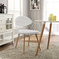 thumbnail image 4 of Modway Fauteuil Contemporain à Manger en Blanc, 4 of 4