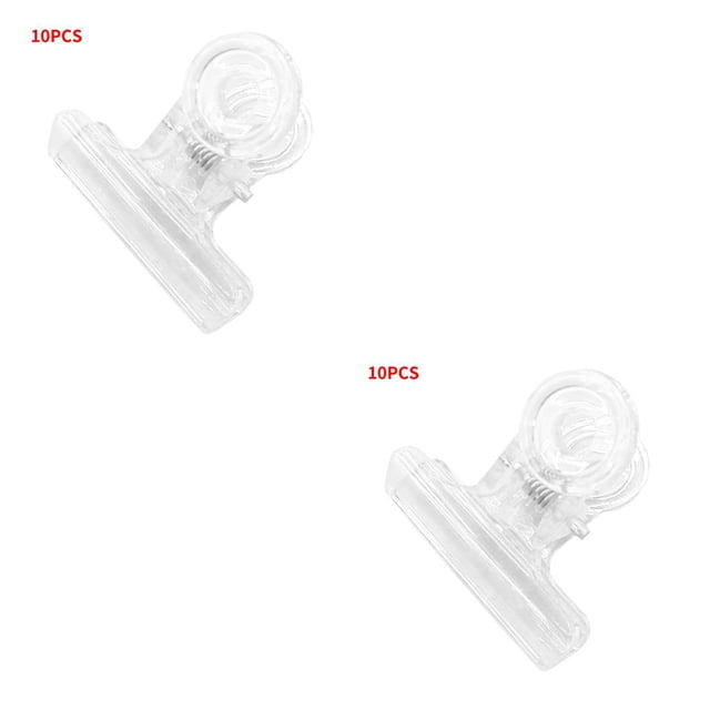maskred 10PCS Acrylic Plastic C Curve Pinching Tips Clips Portable Nails Pinchers Gel Extension Shaped Tools Art Accessories Transparent 2Set