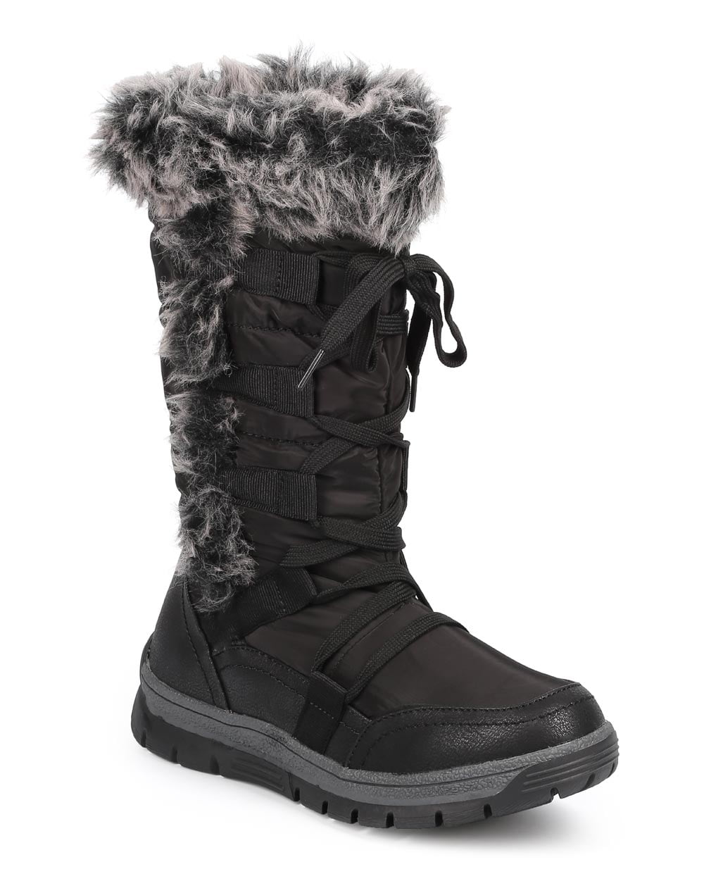 women's lilliana faux fur lace up boots