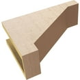 thumbnail image 6 of 5"W x 15"D x 10"H Classic Burlington Rough Cedar Woodgrain TimberThane Corbel, Primed Tan, 6 of 6