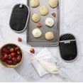 thumbnail image 2 of KitchenAid Asteroid Pot Holder 2-Pack Set, Black, 6.5"x10", 2 of 4