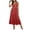 Red, variant on Maxi Dress Beach Vacation for Women A Line Ruched Dresses Plus Size Sleeveless Dress Gingham Scoop Neck Empire Waist Travel Dress Green M