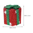 thumbnail image 4 of CIMAXIC christmas 1Pc Christmas Gift Pouch Candy Snacks Packaging Box Creative Party Photo Props,5.91"X5.91"X5.91", 4 of 5