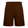 thumbnail image 3 of Resicozy Hiking Golf Shorts for Women Stretch Casual Work Shorts with Pockets Walking Travel Summer Shorts Pants Coffee 3XL, 3 of 5