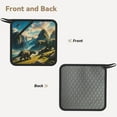 thumbnail image 2 of Pofeuu Valley River Dinosaur Print Silicone Trivet Mats,Silicone Hot Pads for Kitchen, Silicone Trivets for Hot Pots and Pans, Silicone Hot Pad, 2 of 8
