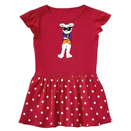 

Inktastic Easter Bunny Boss with Sunglasses and Jacket Gift Baby Girl Dress