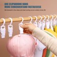 thumbnail image 4 of Gancho De Lavandería Gancho giratorio para colgar ropa Colgador de sombreros de plástico resistente (juego de 10 blancos) Hugtrwg Libre de BPA, 4 of 4