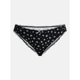 thumbnail image 6 of No Boundaries Cotton Stretch Cheeky Panties with Lettuce Edge, 3 Pack, Women's XS-XXXL, 6 of 8