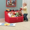 Step2 2-in-1 Art Toy Box, Red