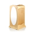 thumbnail image 3 of Guidecraft Dress Up Cubby Center– Natural: Wooden Wardrobe, Pretend Play Storage Station with Mirror, 3 of 4