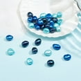 thumbnail image 5 of 36 Pcs Dyed Natural Cultured Freshwater Pearl Beads 3 Colors 6~10 mm Oval Shape Freshwater Pearl Blue Series Loose, 5 of 8