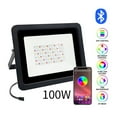 thumbnail image 4 of Led RGB Flood Light 50W 100W IP68 Outdoor Spotlight RGB Reflector Projector Lamp With APP/Remote Control ,Wide Application, 4 of 7