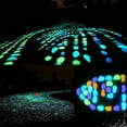 thumbnail image 1 of Fiudx Piedras Luminosas, 200 Unidades En La Oscuridad, Decorativas para Pasarelas y Acuarios, Se Cargan con La Luz Solar para Un Brillo Duradero, para Jardín Al Aire Libre, Pecera, Tamaño de 2,5 Cm, 1 of 7