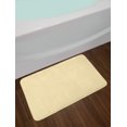 thumbnail image 2 of Geometric Bath Mat, Repeated Curved Abstract Wavy Lines on Plain Backdrop Art Illustration, Plush Bathroom Decor Mat with Non Slip Backing, 29.5" X 17.5", White and Mustard, by Ambesonne, 2 of 2