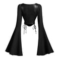 thumbnail image 4 of Bell Sleeve Tops for Women Corset Top Medieval Costume Halloween Cosplay Halloween Costumes for Women, Size XL, 4 of 4