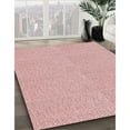 thumbnail image 2 of Ahgly Company Indoor Round Patterned Light Rose Pink Area Rugs, 6' Round, 2 of 6
