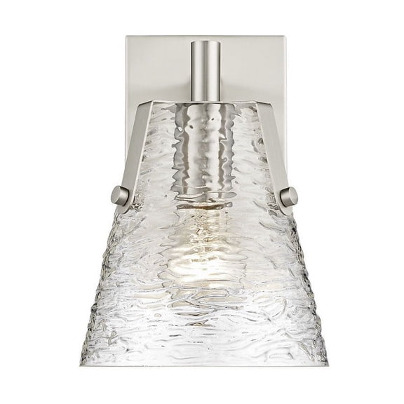 1101-1S-BN-Z-Lite-Analia - 1 Light Wall Sconce In Modern Style-9.25 Inches Tall and 6.5 Inches Wide-Brushed Nickel Finish