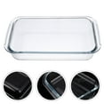 thumbnail image 5 of Glass Baking Dish Transparent Rectangular For Households 1Pcs 9.9X5.9X1.8In, 5 of 5