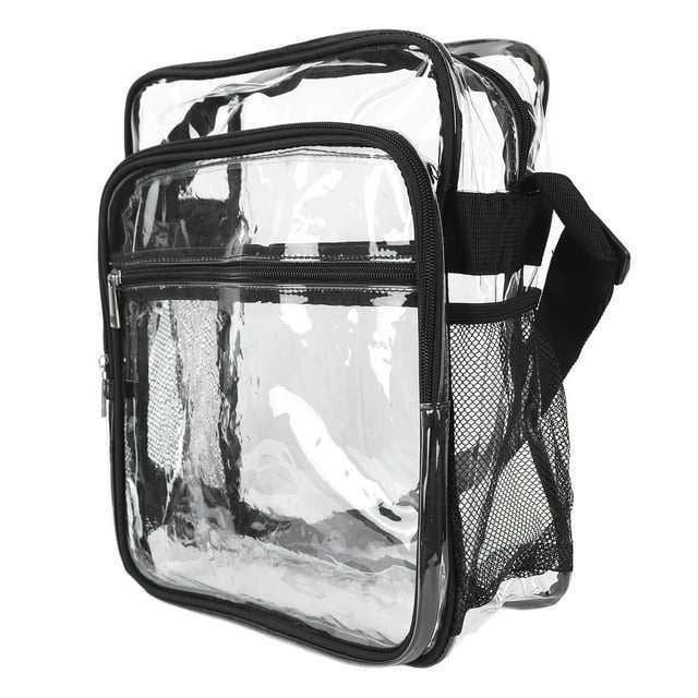 Sac à Bandoulière Transparent, Sac à Main Transparent en PVC Imperméable pour Concert Voyage Gym Plage
