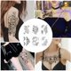 thumbnail image 5 of 6 tatuajes temporales para mujeres, arte corporal, adultos, tatuajes falsos, chica sexy, 5 of 5
