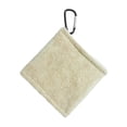 thumbnail image 4 of Toalla de golf Zulema con clip limpiador portátil de pelotas de golf Beige, 4 of 8