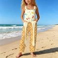 thumbnail image 7 of Weebloom Kids Girls Overalls Ice Cream Stylish Kids Romper With Pockets Comfortable Summer Play Jumpsuit For Girls And Boys 5-6 Years, 7 of 7