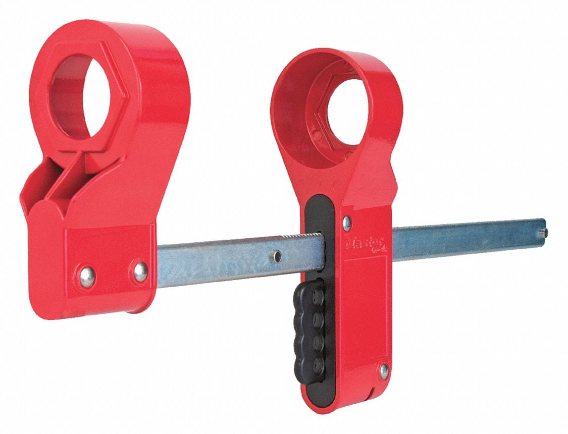 Master Lock Blind Flange Lockout,31/2 to 12 in Pipe S3923