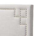 thumbnail image 2 of Baxton Studio Geneva Modern and Contemporary Grayish Beige Fabric Upholstered Queen Size Headboard, 2 of 4