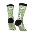 thumbnail image 3 of Goofa Cute Frog Printed Men's Crew Socks, Soft Durable Breathable Moisture-Wicking with Odor Control Cotton socks, 3 of 9
