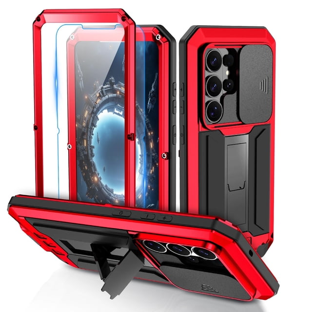 Case For Samsung Galaxy S26 Ultra, Magnetic Shell With Slide Camera Wireless Charging Kickstand Cover