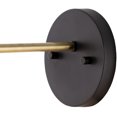 thumbnail image 3 of Mark&Day Wall Sconces, Ernstbrunn Global Black 1-Light Plug-in Hardwire Wall Sconce Lighting for Bedroom Hallway Kitchen, Powder Coated Plated Frosted Wall Lamp, Bulb not Included (15"H x 6"W x 10"D), 3 of 9
